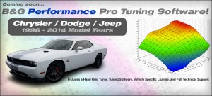 B & G Performance Custom Calibration Software for Dodge, Chrysler, Jeep