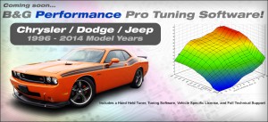 B & G Performance Custom Calibration Software for Chrysler, Dodge, Jeep