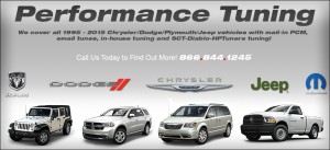 B & G Performance covers all 1995 - 2019 Chrysler/Dodge/Plymouth/Jeep vehicles with mail-in PCM, email tunes, in-house tuning and SCT-Diablo-HPTuners tuning!